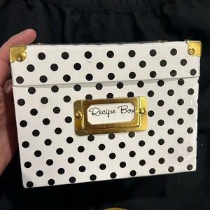 Andrews and Blaine Recipe Box 2015 never used Hg61